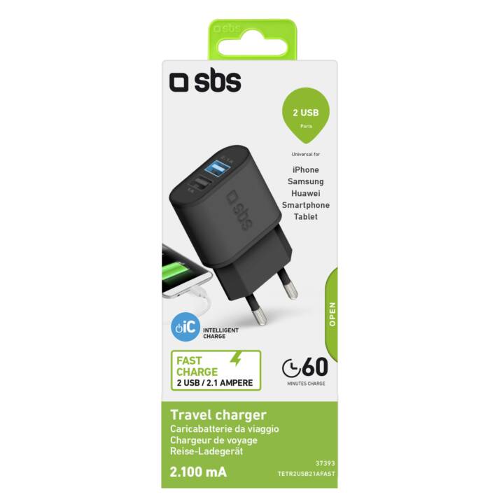 SBS Caricabatteria da parete (USB-A)
