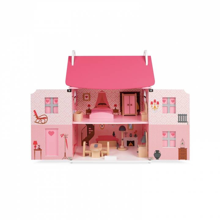 JANOD Mademoiselle J06581 Maison de poupée (Pink)