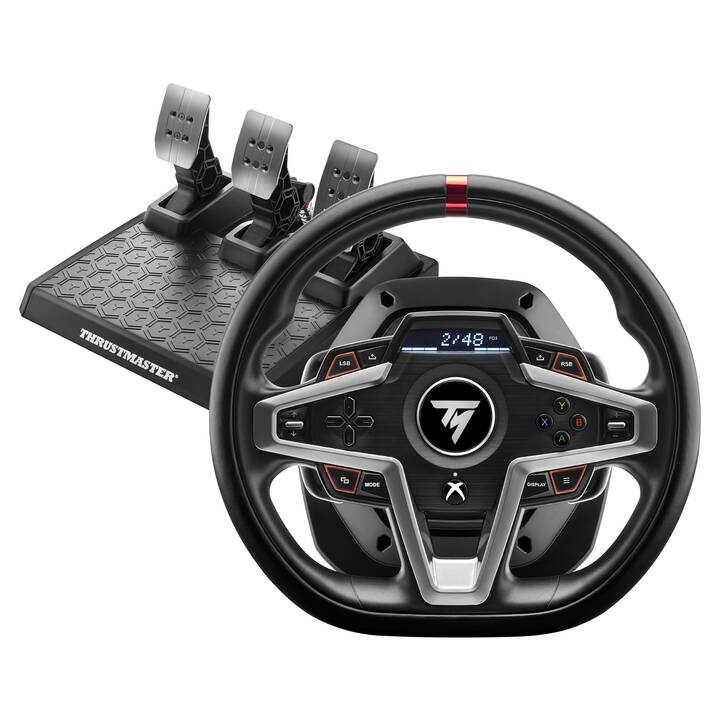 THRUSTMASTER T248 Xbox Set Volante e pedali (Argento, Nero)