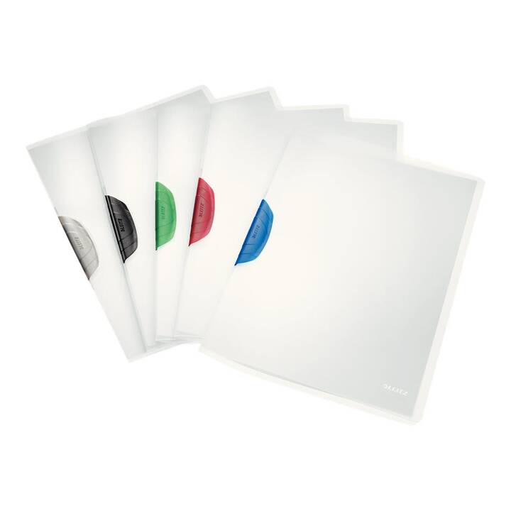 LEITZ Bewerbungsmappe Color Clip (Farbig assortiert, A4, 1 Stück)