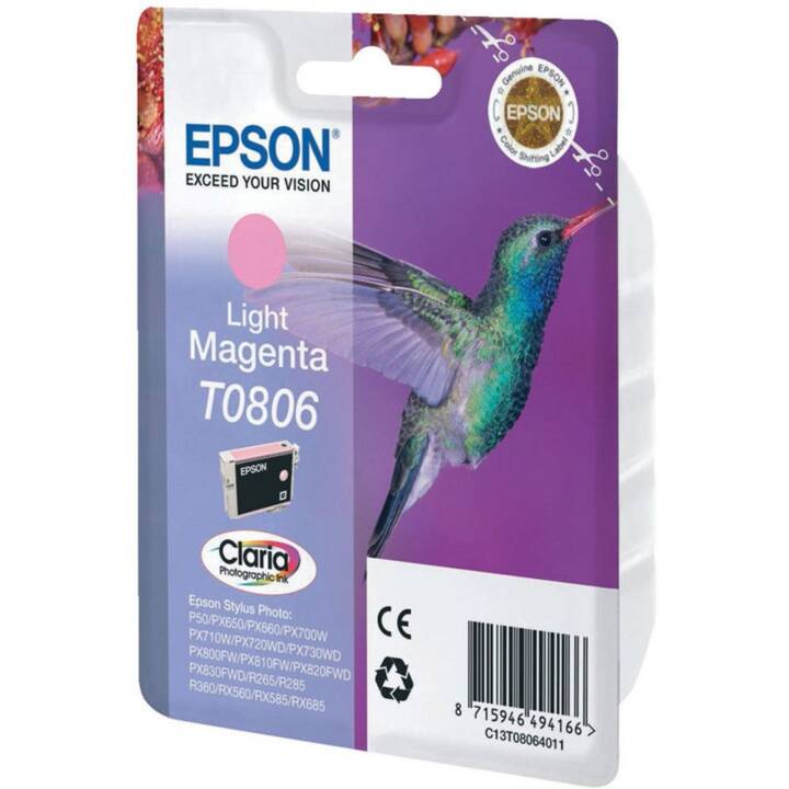EPSON T0806 (Magenta, Light Magenta, 1 pezzo)