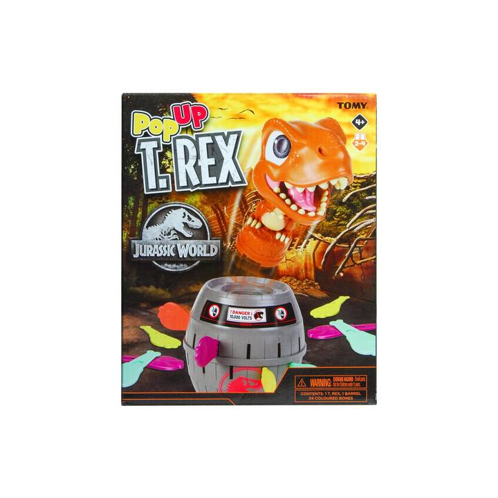 TOMY Jurassic World Pop Up T-Rex (DE, Tchétchène, IT, EN, FR, ES, NL)