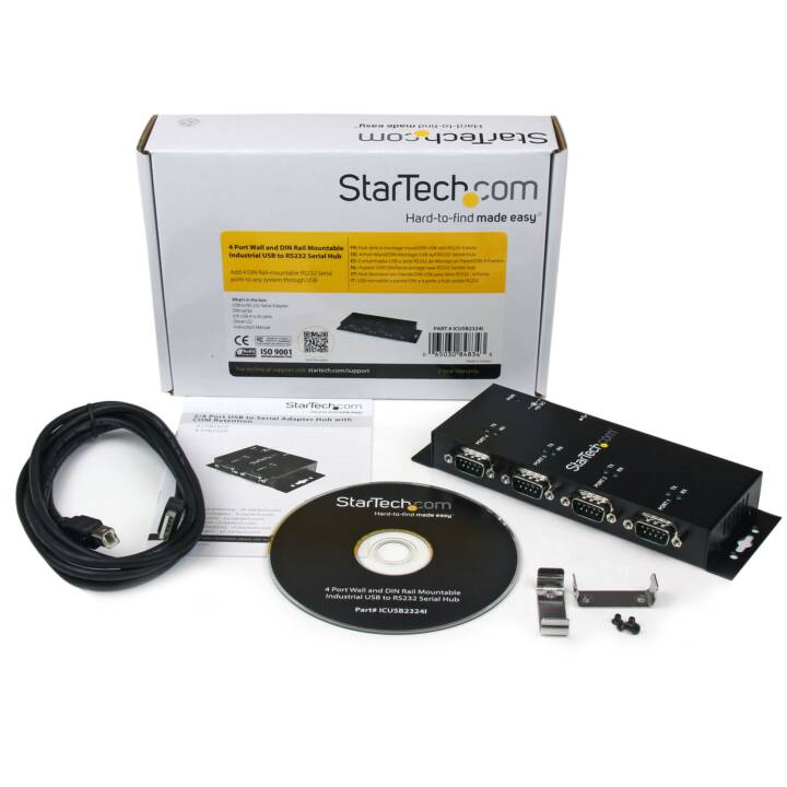 STARTECH.COM Adapter (USB 2.0, 9-polig, RS-232, 1.8 m)