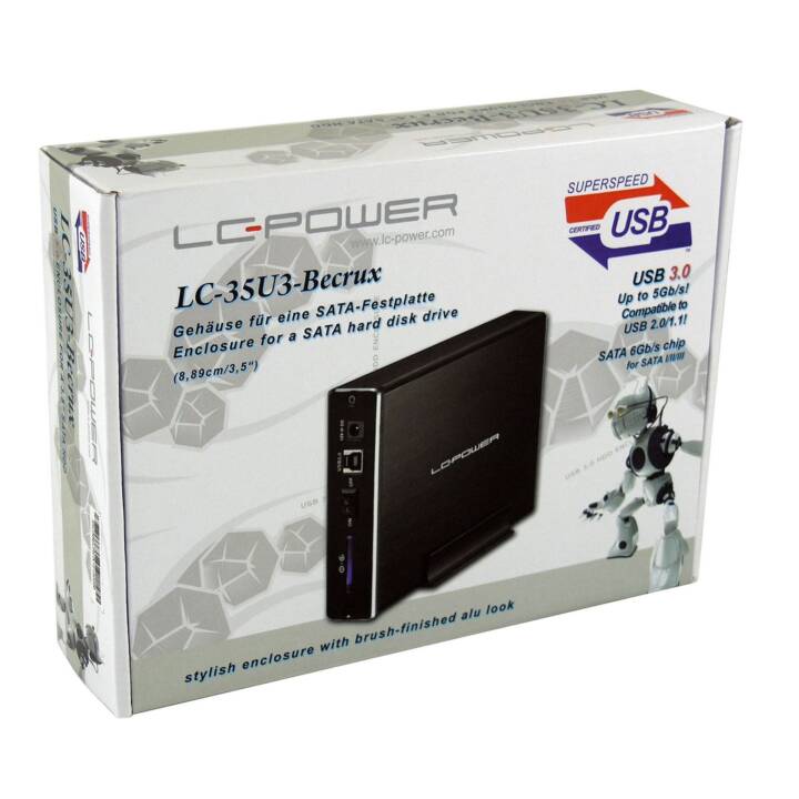LC POWER LC-35U3-Becrux (Boîtiers de disque dur externe)
