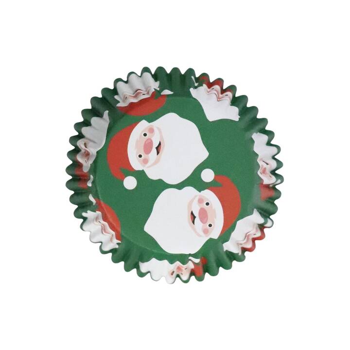 PME Muffinförmchen Santa (Weihnachtsmann, 30 Stück)