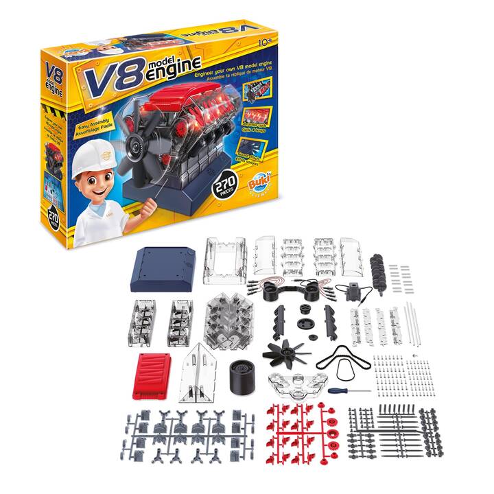 BUKI V8 Model Engine Kit di apprendimento (Elettronica ed energia)