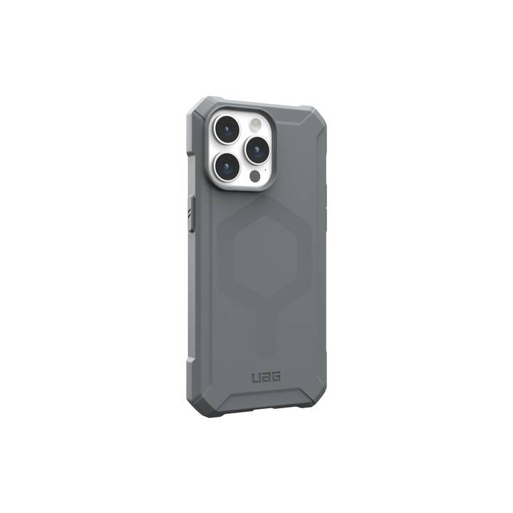 URBAN ARMOR GEAR Backcover Essential Armor (iPhone 15 Pro Max, Argent)