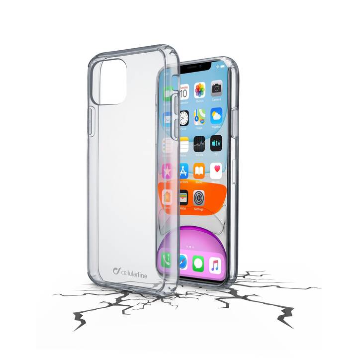 CELLULAR LINE Hardcase Clear Duo (iPhone 11, Transparente)