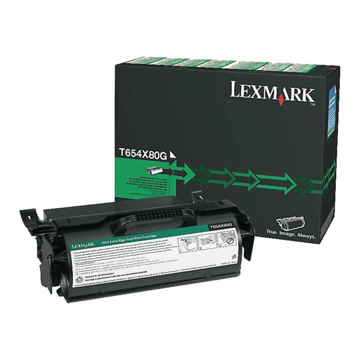 LEXMARK T654X80G (Toner seperato, Nero)