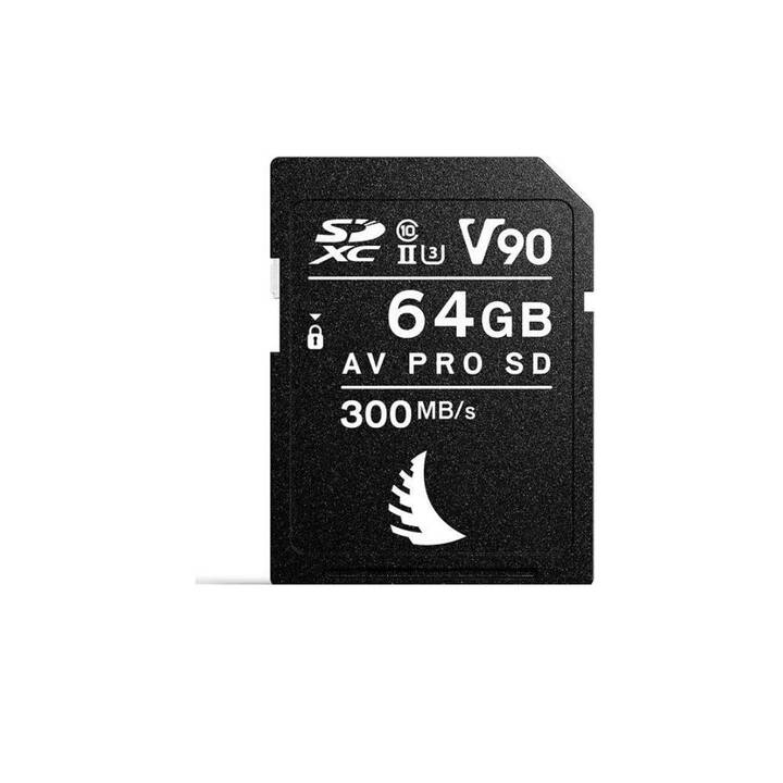 ANGELBIRD SDXC UHS-II AV PRO V90 (Class 10, 64 GB, 37.5 MB/s)