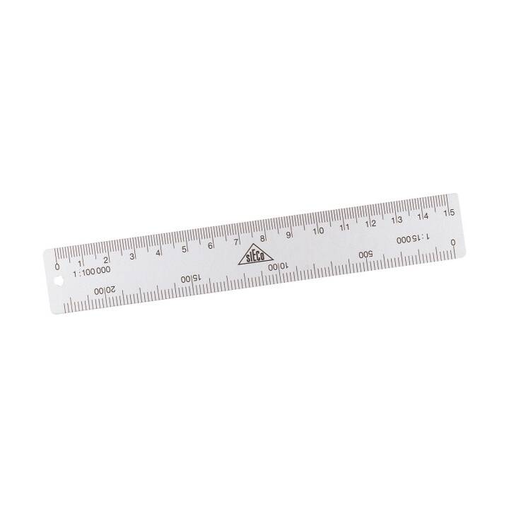 SIECO Righello (15 cm, Argento)