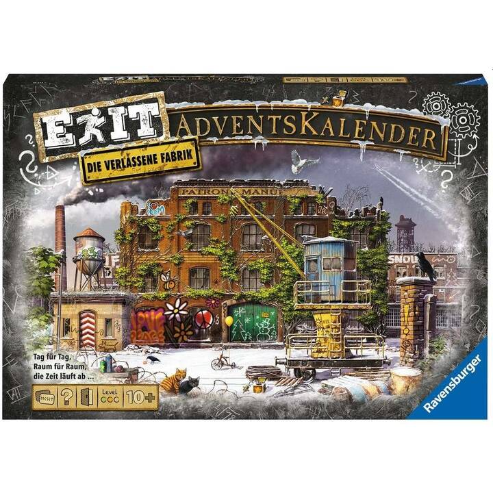 RAVENSBURGER Exit Die verlassene Fabrik 2022 Calendario dell'avvento giocattolo