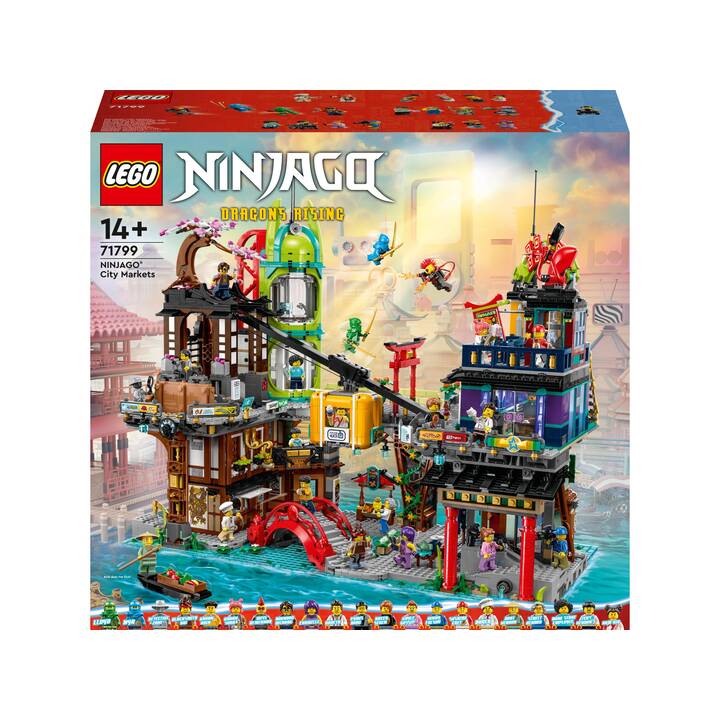 LEGO Ninjago Les marchés de Ninjago City (71799, Difficile à trouver)