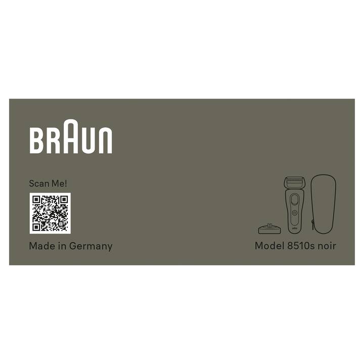 BRAUN Close & Gentle Shave Series 8 - 8510s - Interdiscount