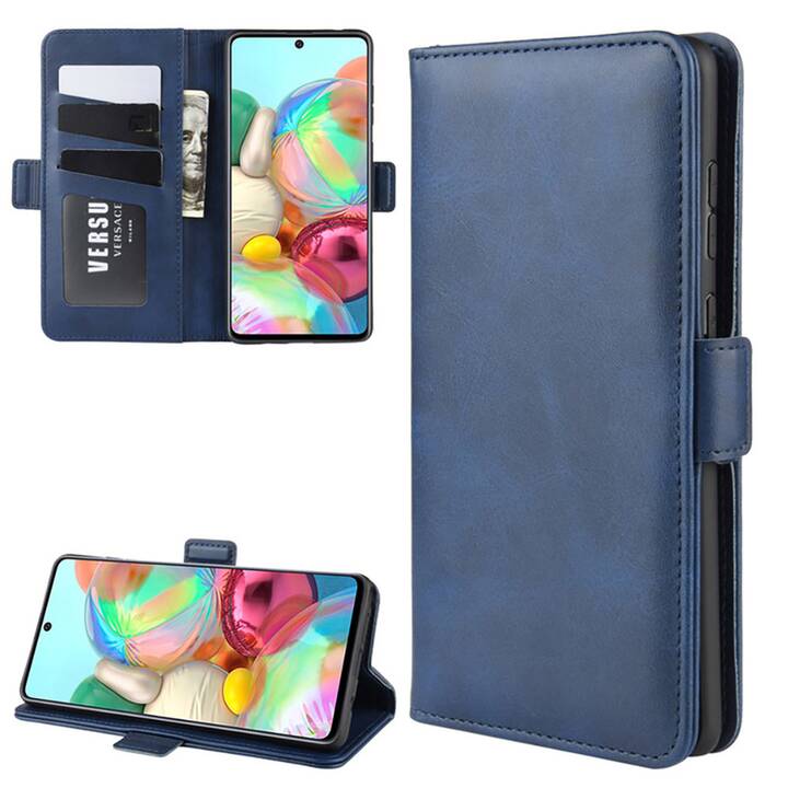 EG Mornrise étui portefeuille pour Samsung Galaxy S20 Ultra 6.9" 2020 - bleu foncé