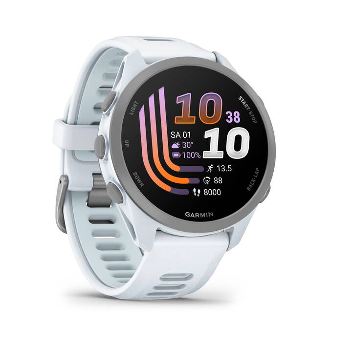 GARMIN Forerunner 170 (42 mm, One Size, Weiss, Polymer) - Interdiscount