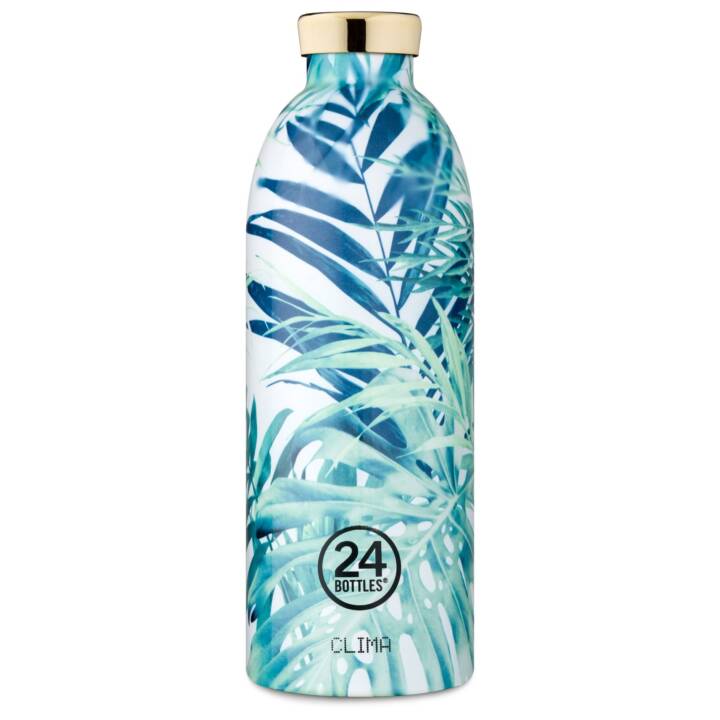 24BOTTLES Bottiglia sottovuoto Clima Lush (0.85 l, Giallo, Blu scuro, Blu chiaro, Verde, Blu, Bianco, Multicolore)