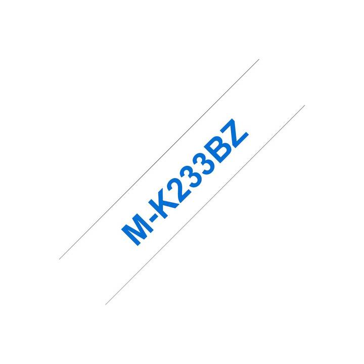 BROTHER M-K233BZ Schriftband (Blau / Weiss, 12 mm)