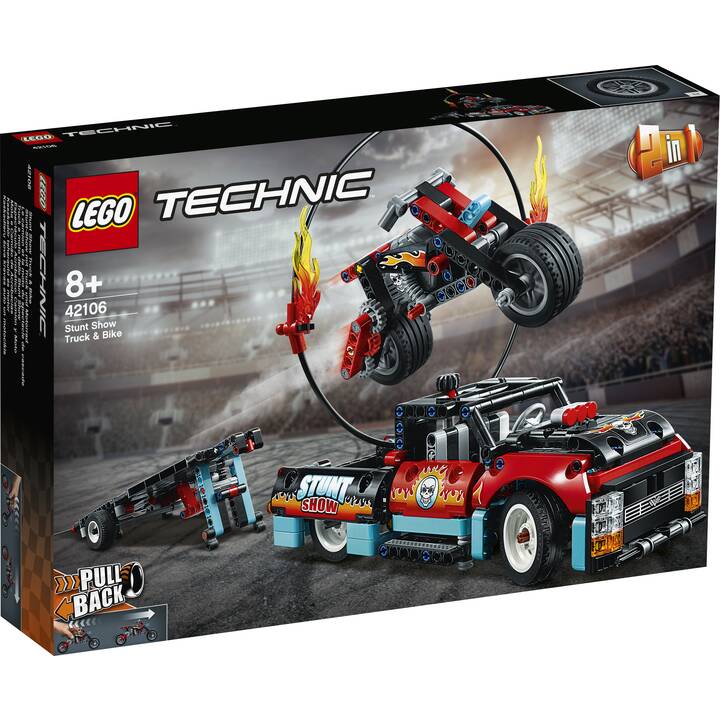 LEGO Technic Stunt-Show mit Truck und Motorrad (42106)