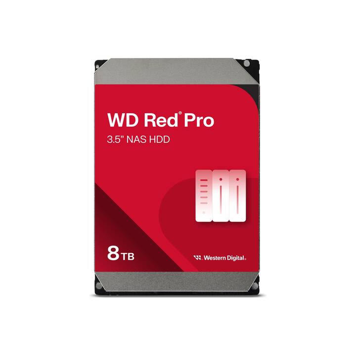 WESTERN DIGITAL Red Pro WD8005FFBX (SATA-III, 8000 GB, Rot)