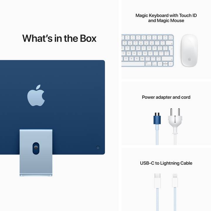 APPLE iMac Retina 4.5K 2021 (24", Apple M1 Chip, 16 GB, 2 TB SSD)