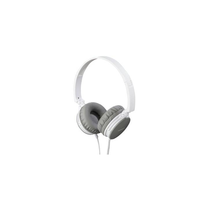 THOMSON HED2207WH/GR (Over-Ear, Blanc)