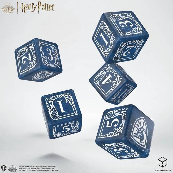 Q WORKSHOP Harry Potter Ravenclaw Set dei dadi (6 Parti)