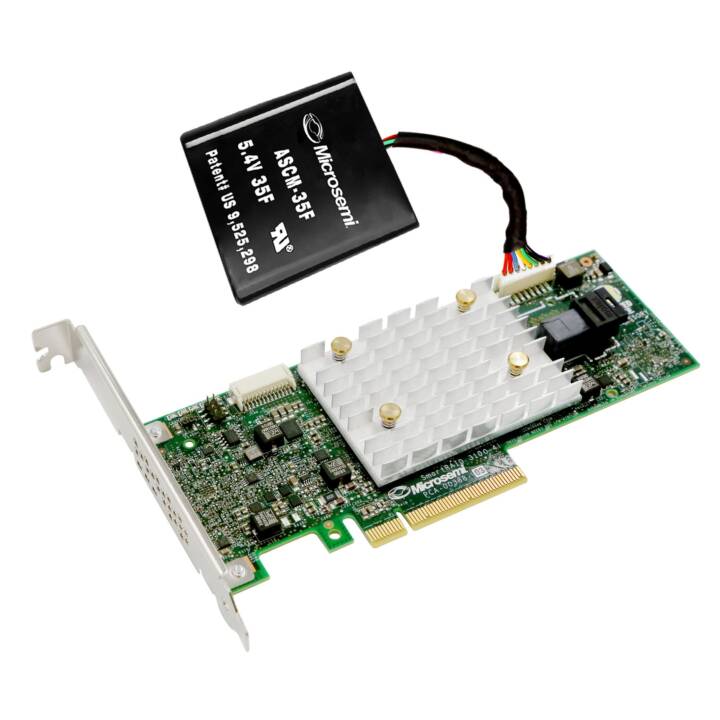 ADAPTEC Contrôleurs de mémoire (SFF-8643, PCI-E 3.0 x8)