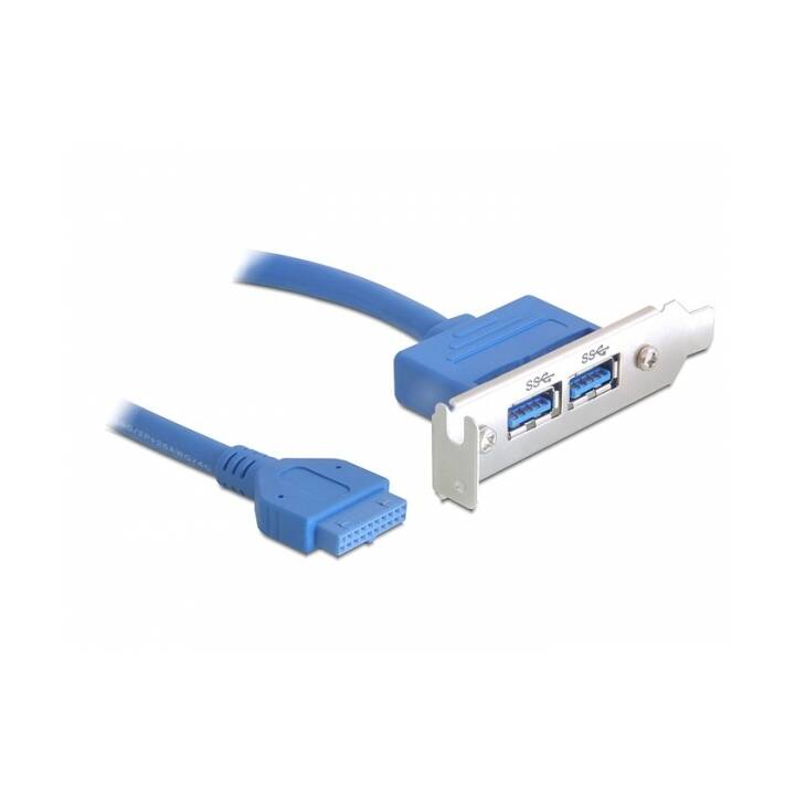 DELOCK USB-Kabel (USB 3.0, USB 3.0 Typ-A, 40 cm)