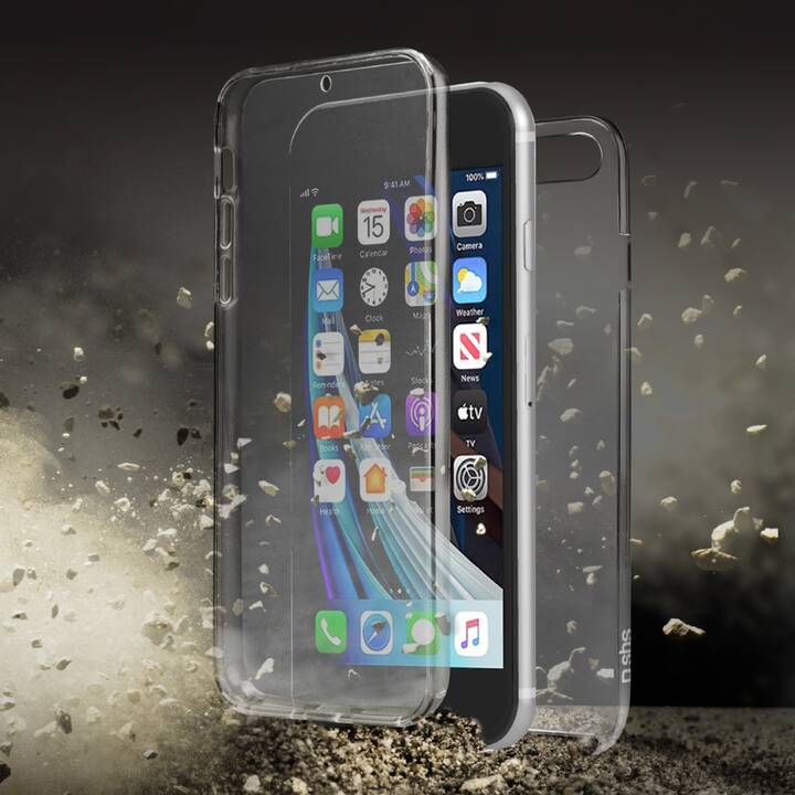 SBS Hardcase Full Body 360° (iPhone SE 2022, iPhone SE 2020, iPhone 8, iPhone 7, Transparent)