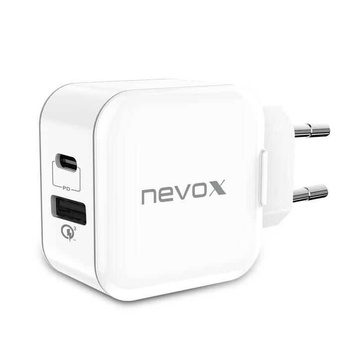 NEVOX Wandladegerät (USB-A, USB-C)