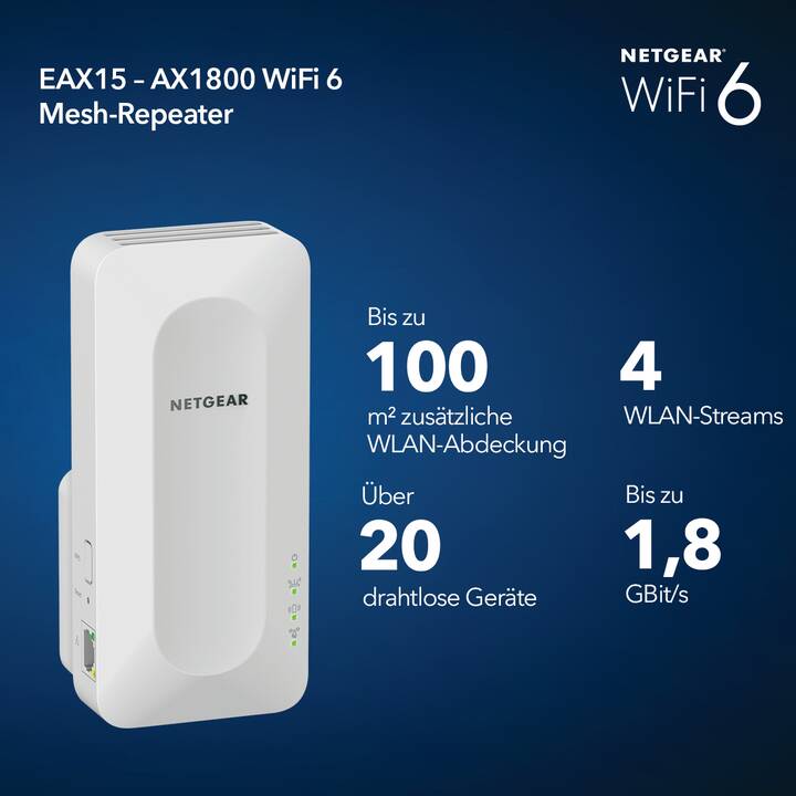 NETGEAR Repeater EAX15-100PES