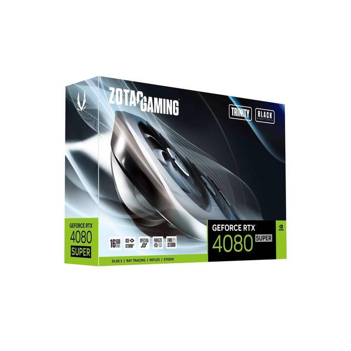 ZOTAC Trinity Black Edition Nvidia GeForce RTX 4080 SUPER (16 Go)