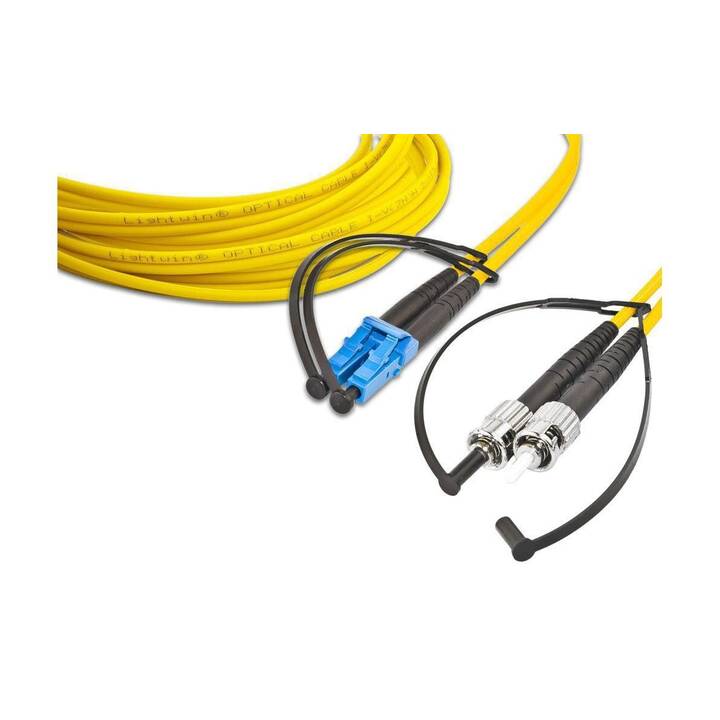 LIGHTWIN Netzwerkkabel (LC-Simplex, ST Single-Modus, 10 m)