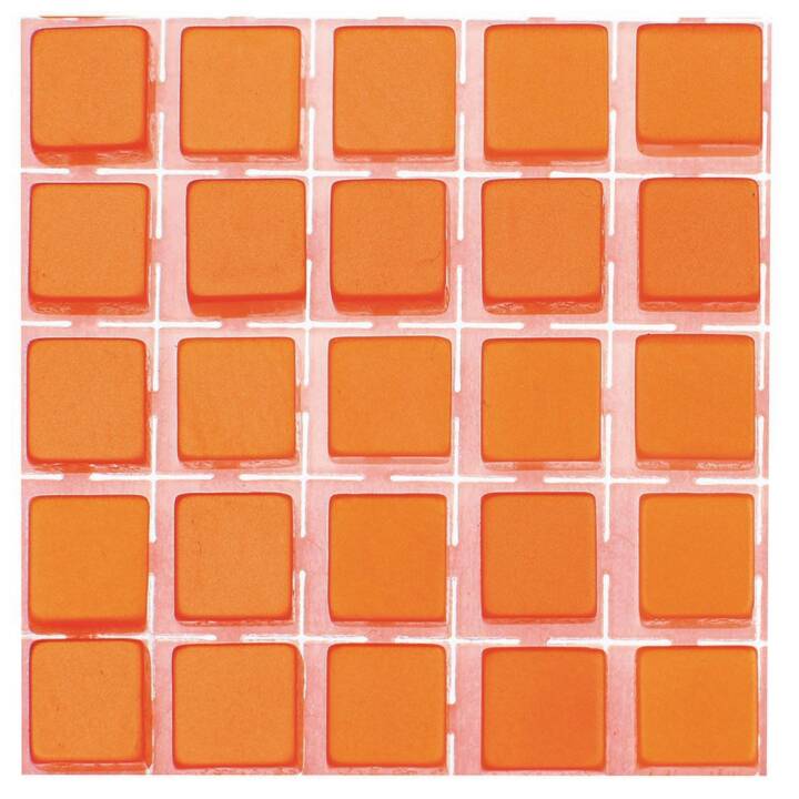 GLOREX Mosaiksteine (Orange, Kunststoff)