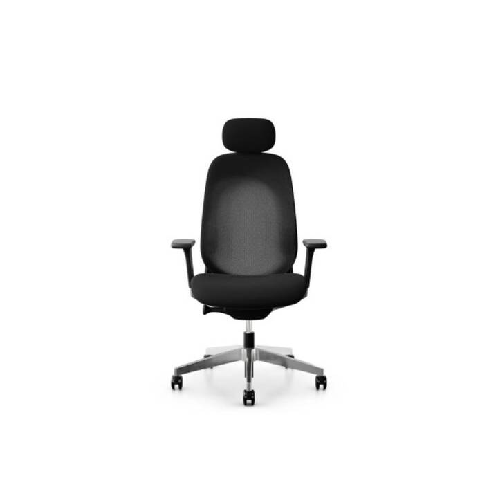 GIROFLEX 40 Comfort Plus Fauteuil de bureau piovant (Noir)