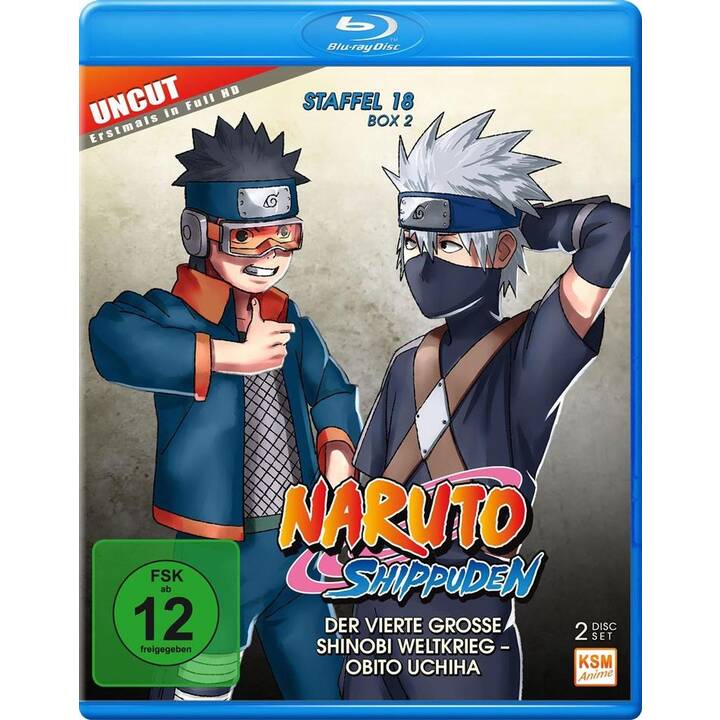 Naruto Shippuden Box 2 Saison 18 (Uncut, DE, JA)