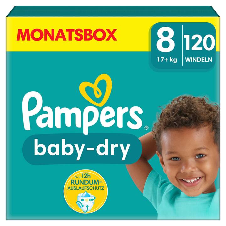 PAMPERS Baby-Dry 8 (120 pièce)