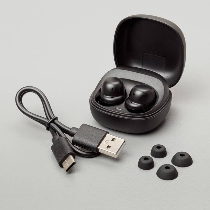 INTERTRONIC Bluetooth Earphones EP-500 TWS (Bluetooth 5.3, Noir)