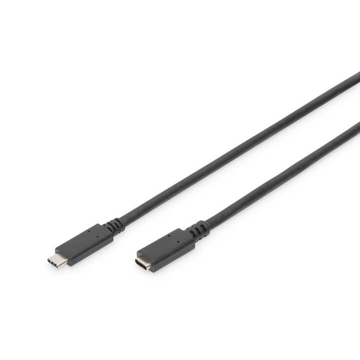 DIGITUS Câble USB (USB 2.0 Type-C, 2 m)