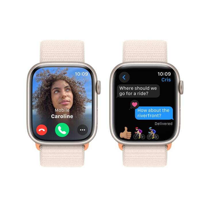 APPLE Watch Series 9 GPS (45 mm, Alluminio)