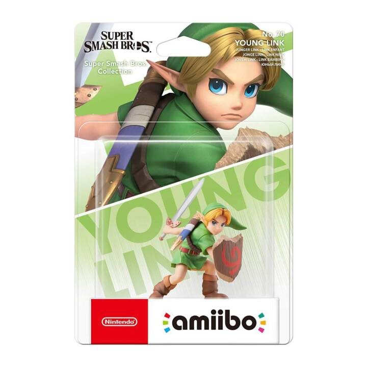 NINTENDO amiibo Young Link Pedine (Nintendo Wii U, Nintendo 3DS XL, Nintendo 3DS, Nintendo Switch, Multicolore)