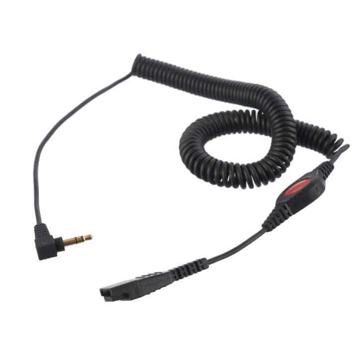 JABRA Câble de connexion (Noir, 1.5 m, QD, Fiche Jack 3.5 mm)