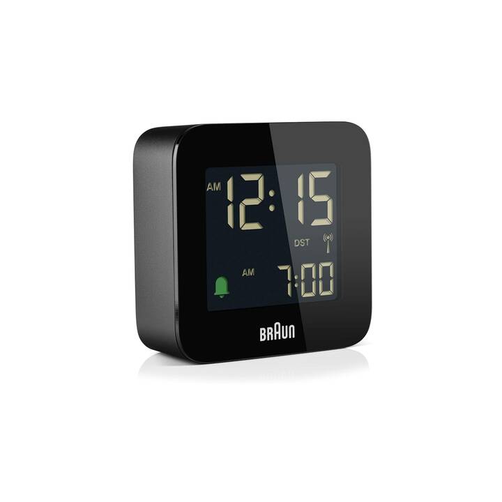 BRAUN Réveil radio-piloté BC08B-DCF (Noir)