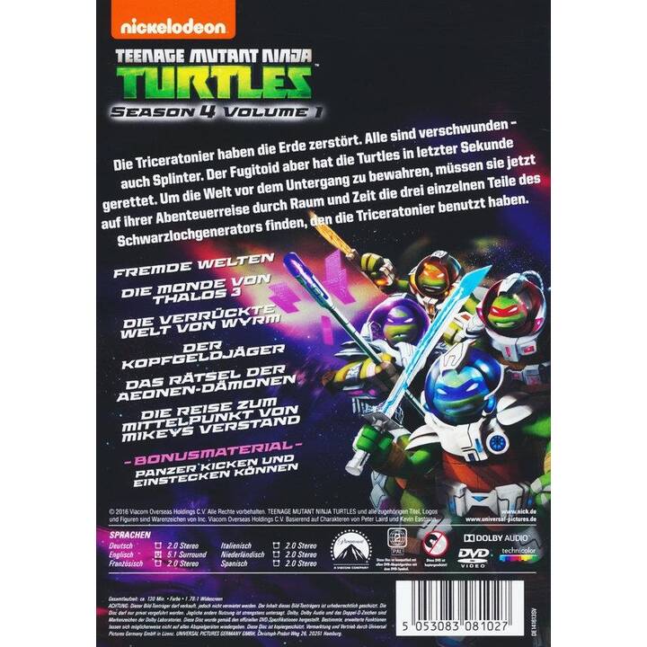 Teenage Mutant Ninja Turtles - Vol. 1: Fremde Welten (ES, IT, DE, NL, EN, FR)