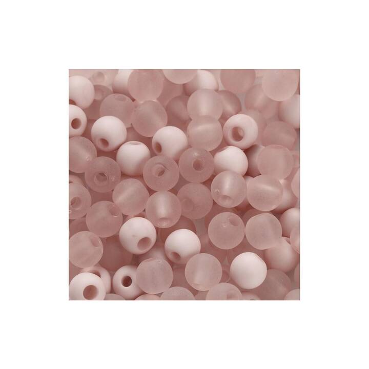 CREATIV COMPANY Perlen (40 g, Kunststoff, Rosé)
