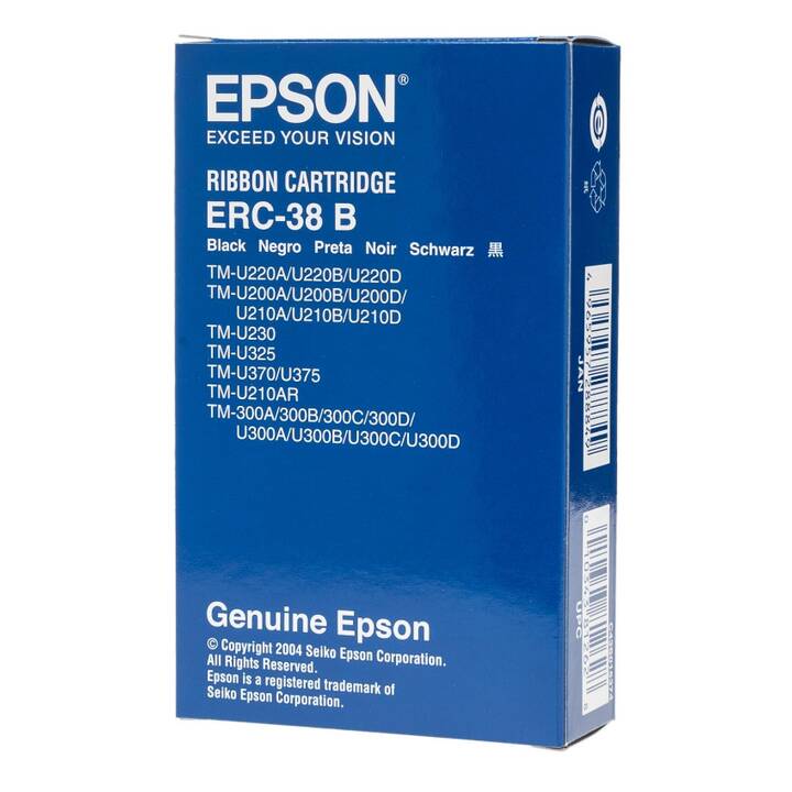 EPSON ERC-38/S015374 Ruban encreur (Noir, 78 mm)