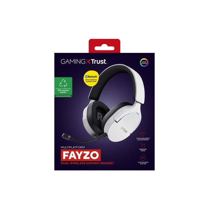 TRUST Gaming Headset GXT 491W Fayzo (Over-Ear)