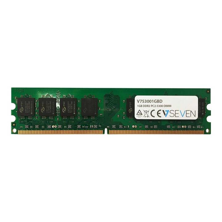 VIDEOSEVEN PC2-5300 (1 x 1 Go, DDR2-SDRAM 667 MHz, DIMM 240-Pin)