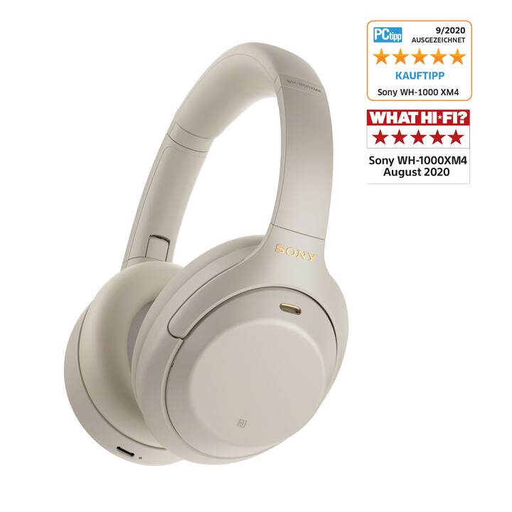 SONY WH1000XM4 (OverEar, Bluetooth 5.0, Argent) Interdiscount